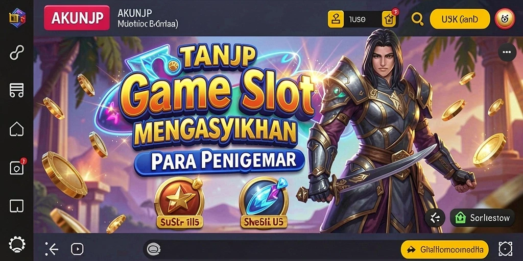 Tangkapan layar gameplay AKUNJP menampilkan keseruan permainan Slot.