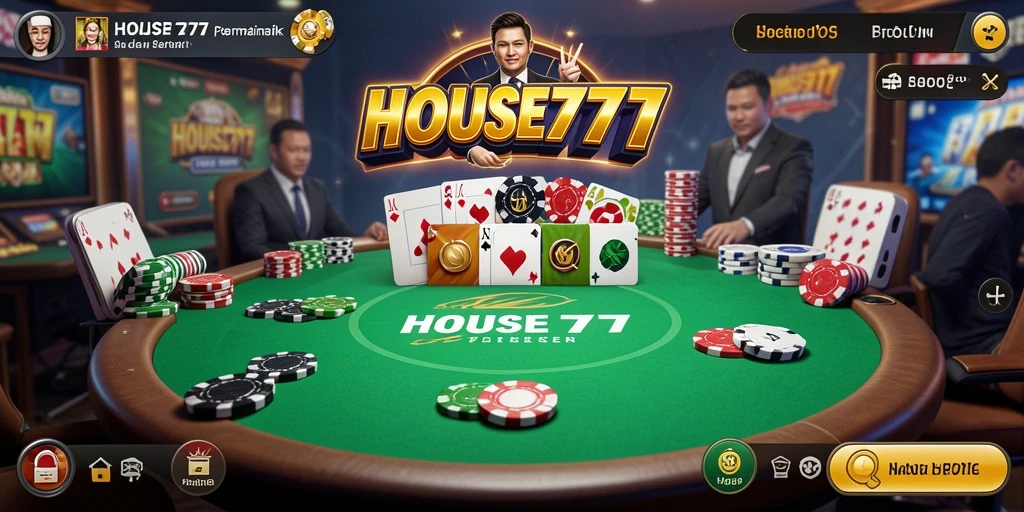 Gameplay menarik dari permainan Poker di HOUSE777.