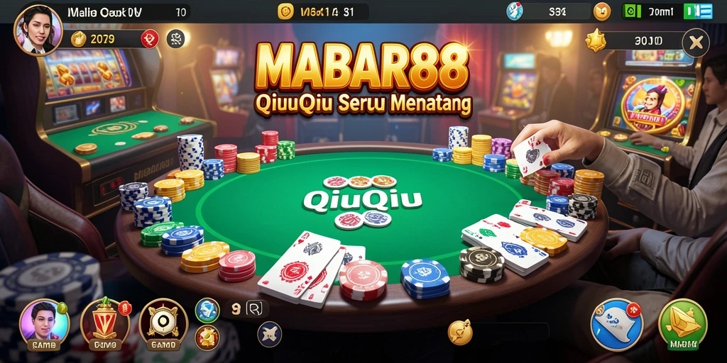 Gameplay seru QiuQiu di MABAR88.