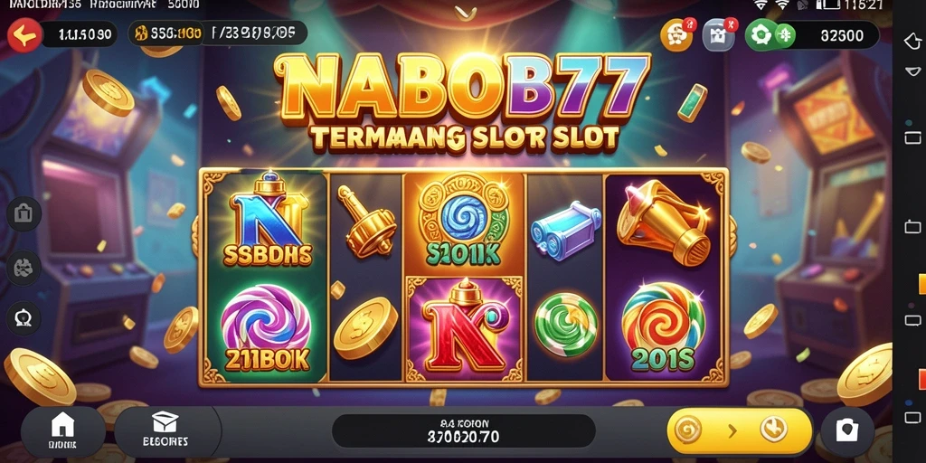 Tampilan gameplay NABOB77 yang penuh warna dan menegangkan.