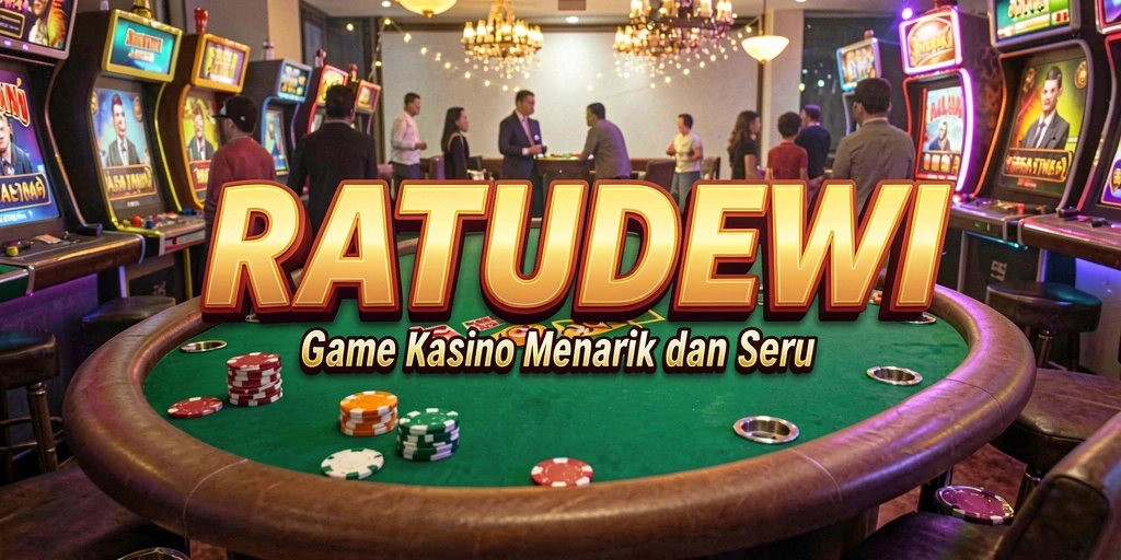 Screenshot utama RATUDEWI menampilkan keseruan gameplay Kasino.