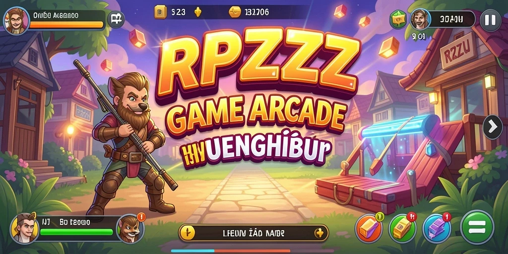 Tampilan gameplay RPZZZ yang penuh action dan tantangan.